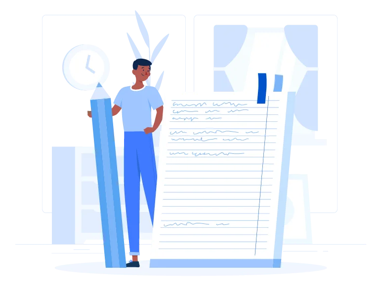 ghost writing service illustration