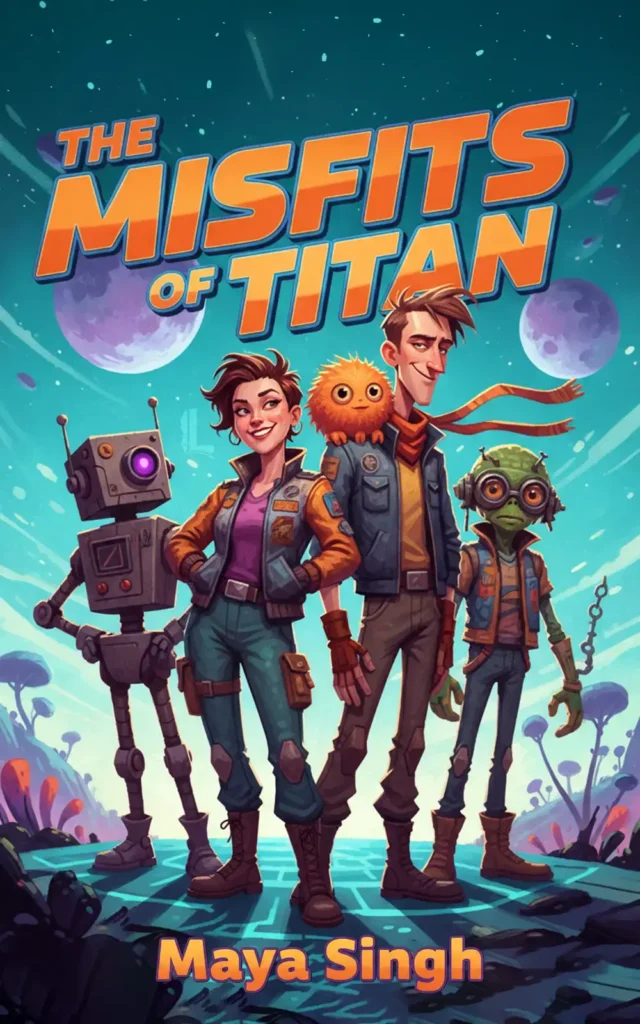 Comic book front cover – illustrated artwork