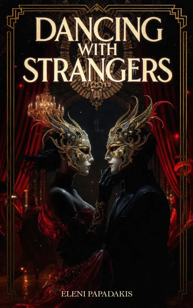 Romance book front cover – illustrated artwork