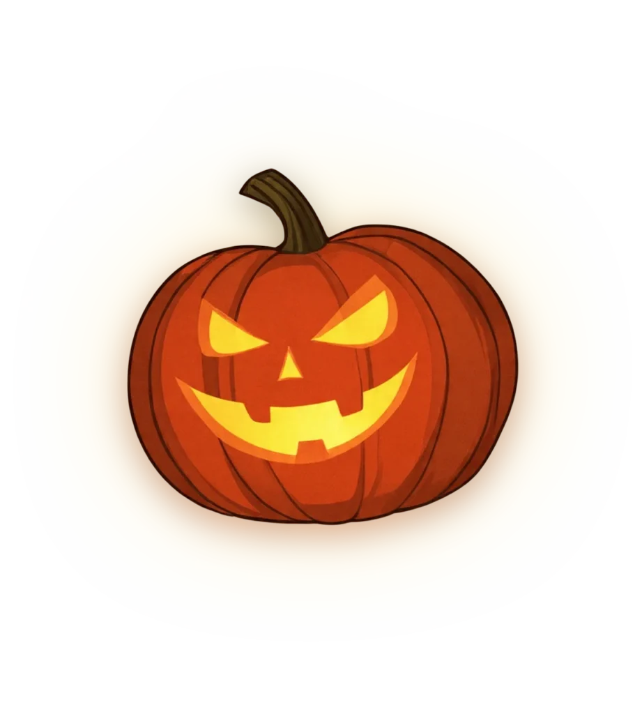 decorative halloween pumpkin for popup